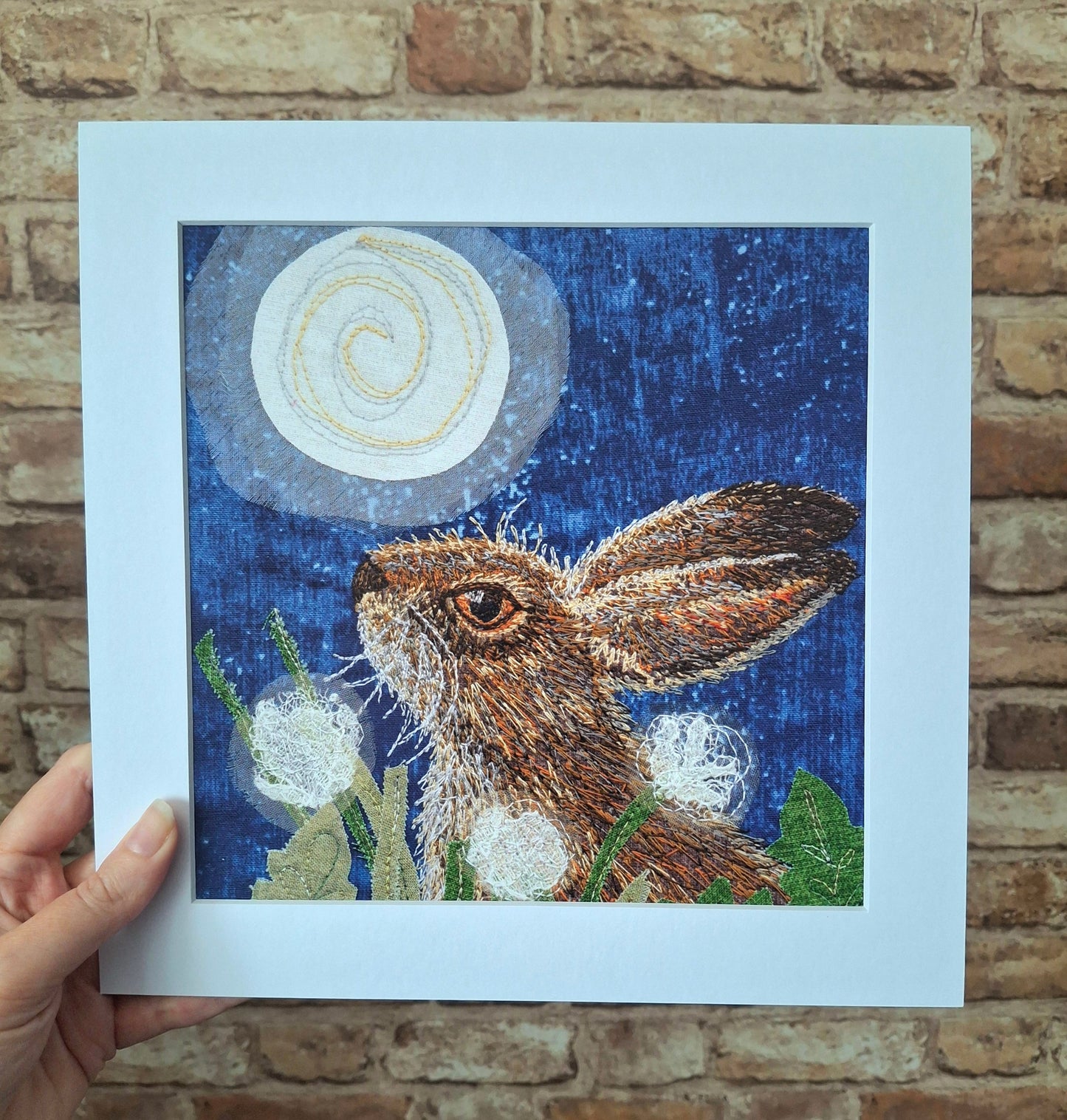 Harriet The Hare Art Print (10 x 10 inch)