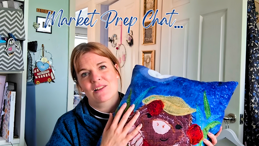 Vlog #6 Artisan Market and Cushion Drop Prep....