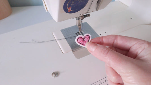 How To Make Fabric Heart Pins - A brilliant scrap buster!