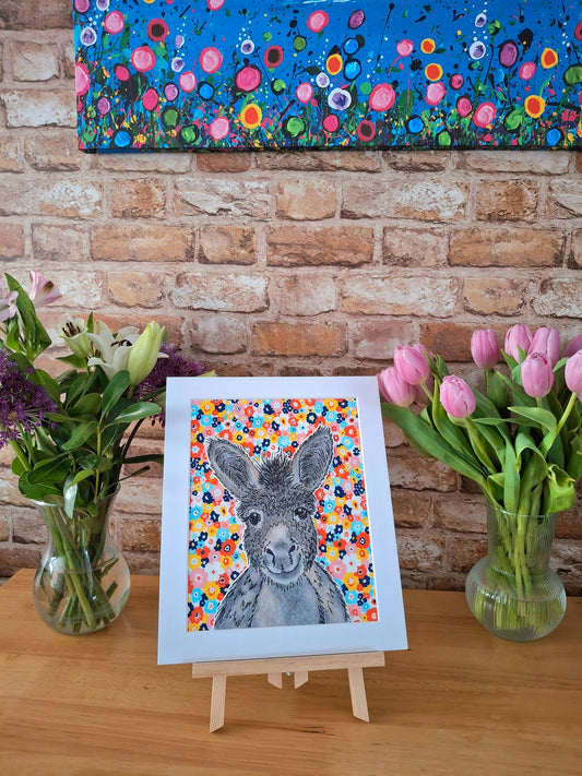 Original Textile Art - Heidi the Donkey