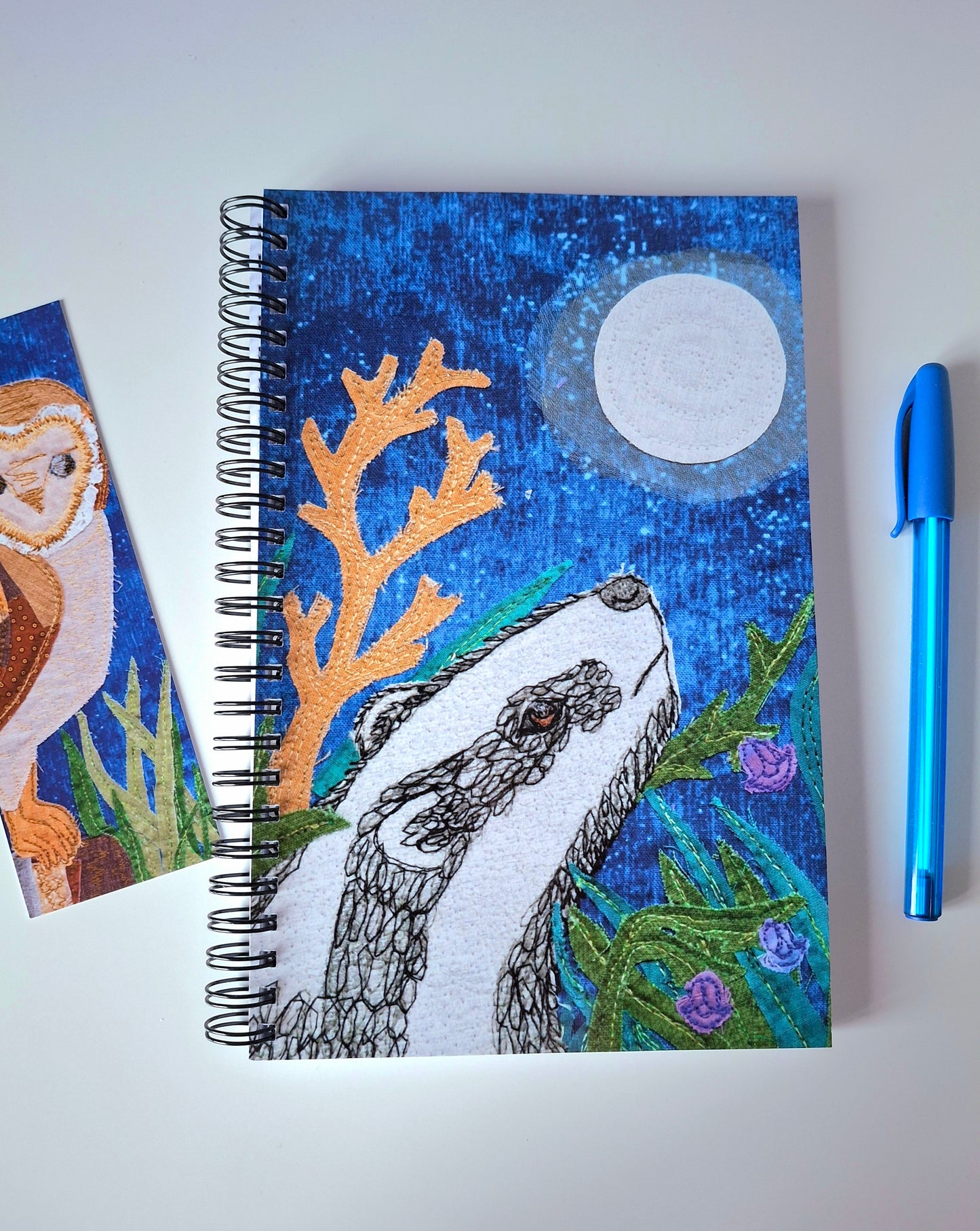 A5 Notebook - Bluebell the Badger