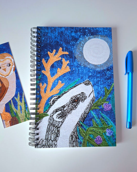 A5 Notebook - Bluebell the Badger