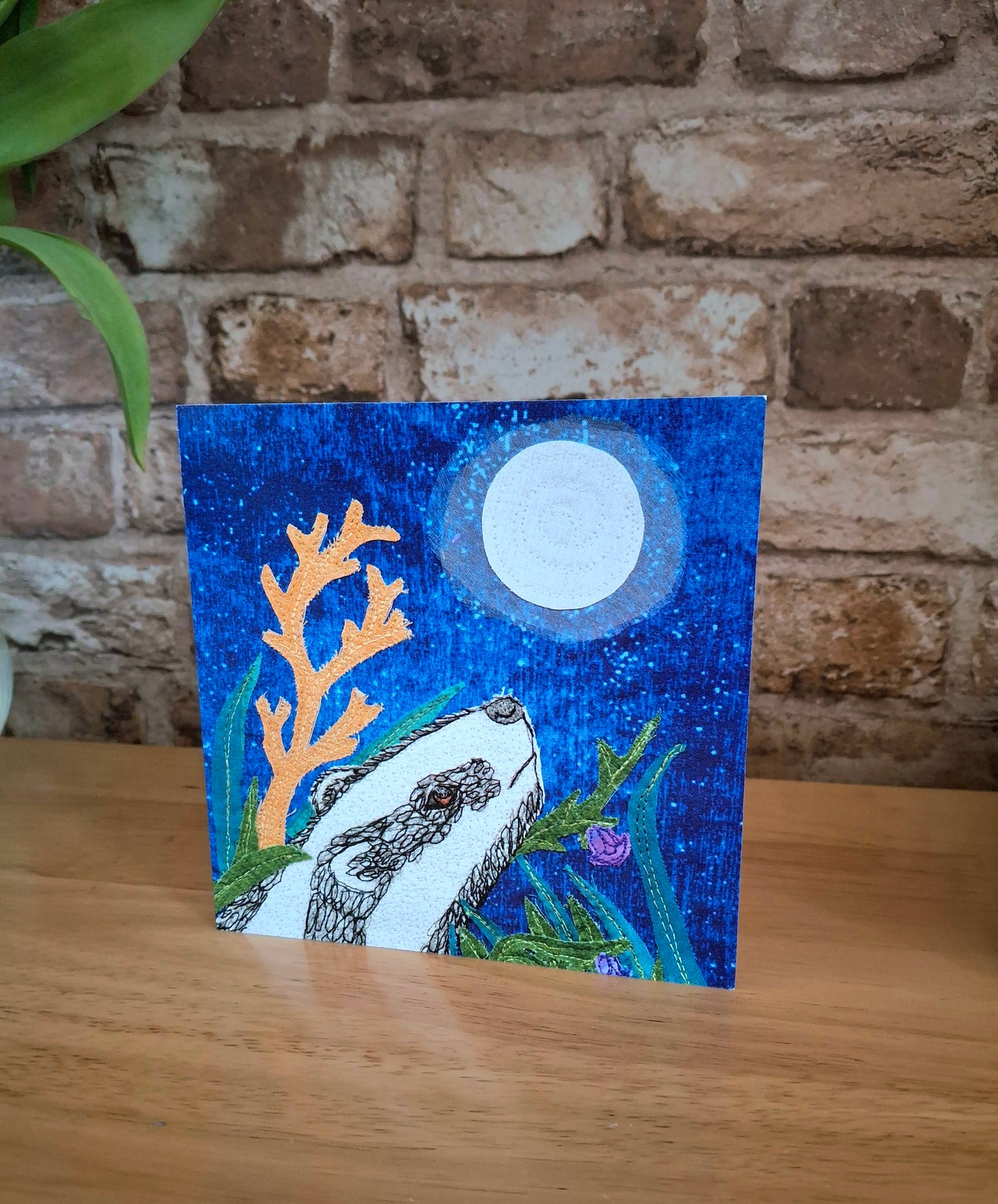 Bluebell The Badger Greetings Card - The Midnight Hour