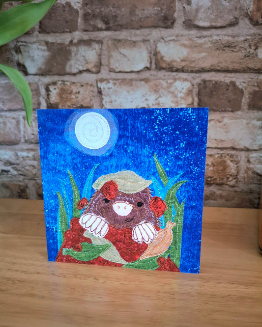 Miles the Mole Greetings Card - The Midnight Hour