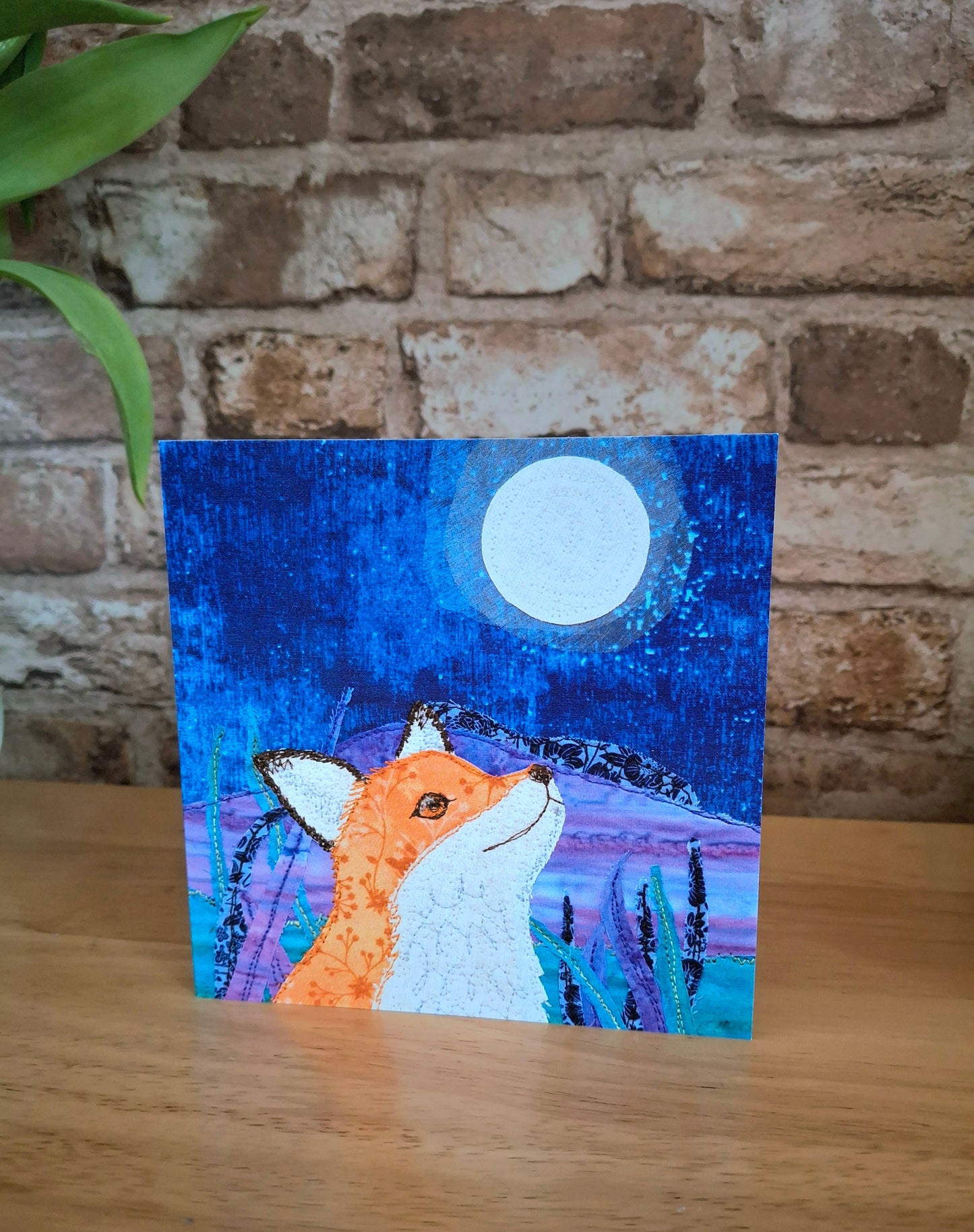 Finn The Fox Greetings Card - The Midnight Hour
