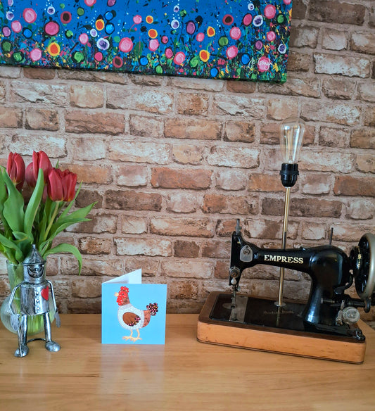 Henrietta Hen Greetings Card
