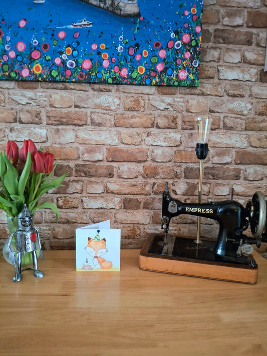 Celebration Fox Greetings Card