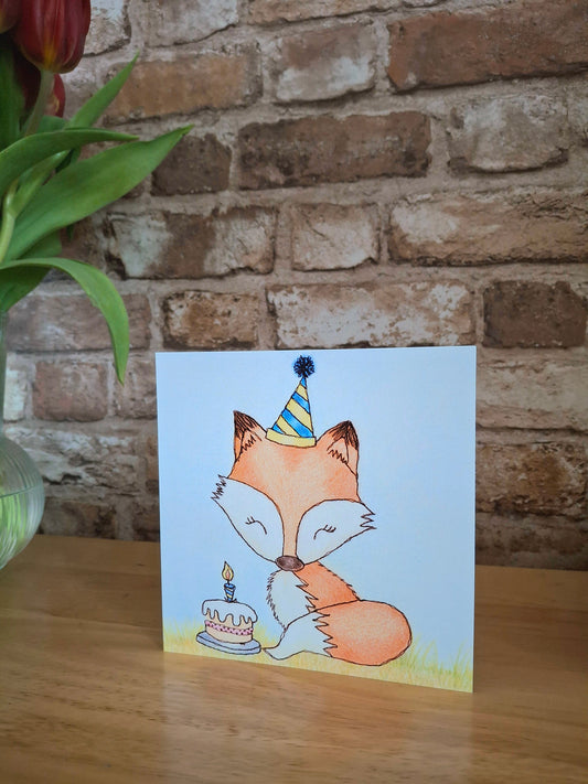 Celebration Fox Greetings Card