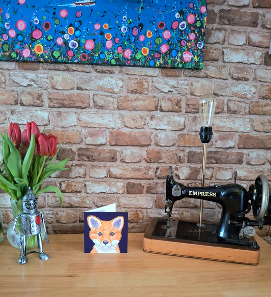 Florence Fox Greetings Card