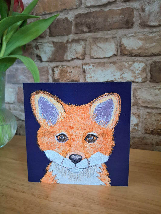 Florence Fox Greetings Card