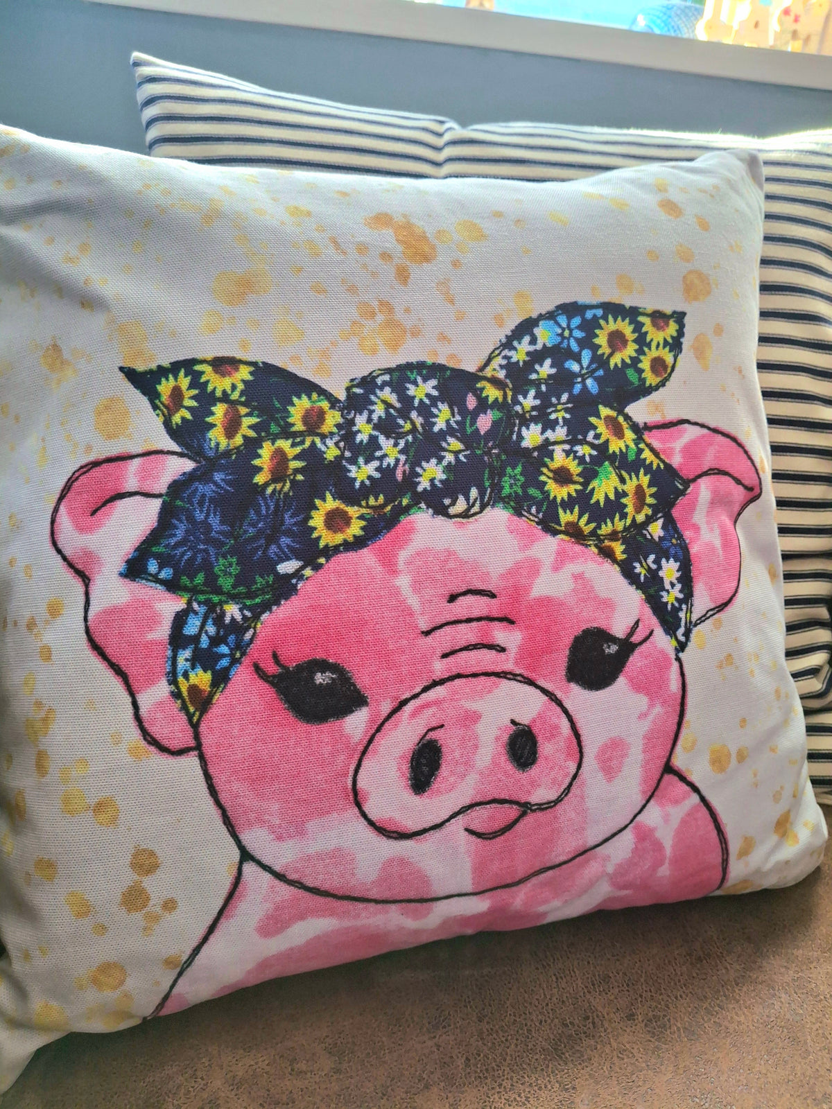 Penelope Pig Cushion