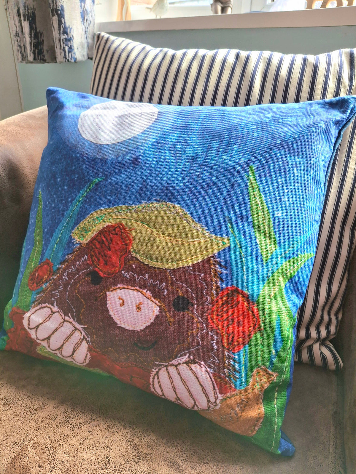 Miles the Mole Cushion - Midnight Hour Collection