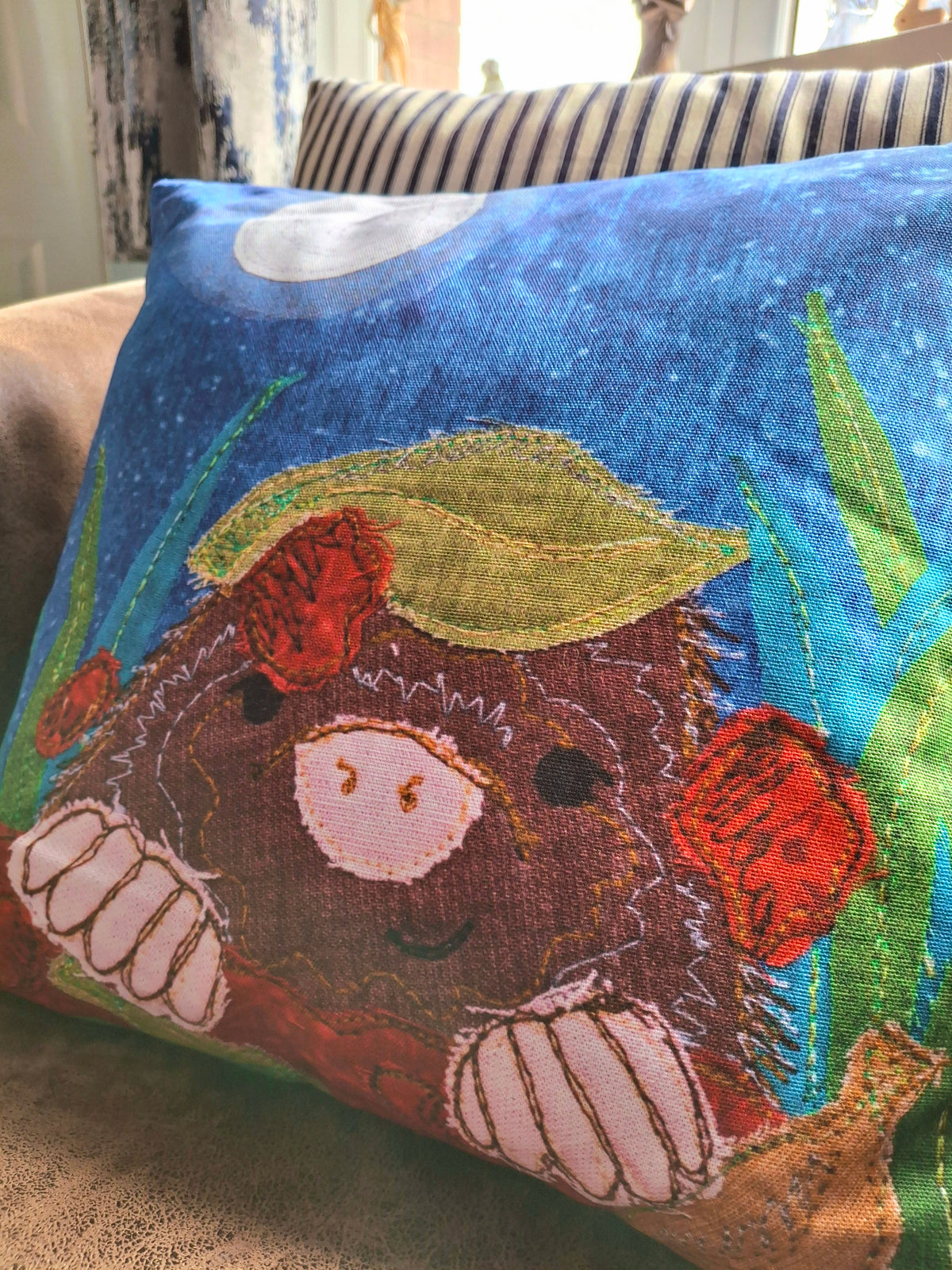 Miles the Mole Cushion - Midnight Hour Collection
