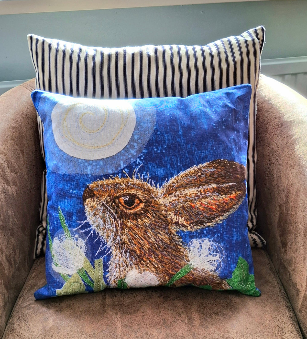 Harriet the Hare Cushion - Midnight Hour Collection