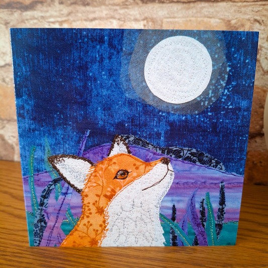 Finn The Fox Greetings Card - The Midnight Hour