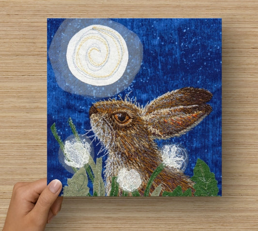 Harriet The Hare Art Print (8 x 8 inch)