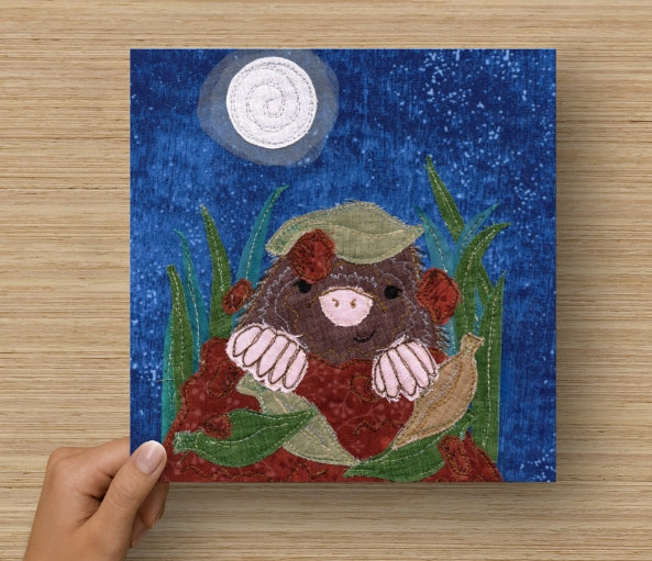 Miles the Mole Art Print (8 x 8 inch)